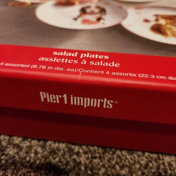 Pier one valentine salad plates - Picture 4 of 6